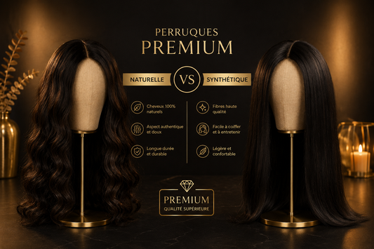 Perruque naturelle vs synthétique : laquelle choisir ?