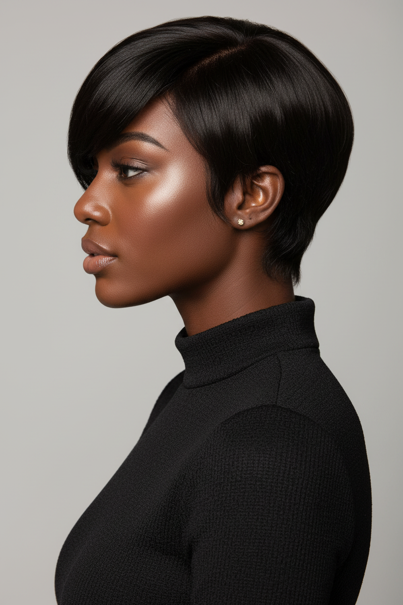 Floélys Pixie – Peau ébène de profil