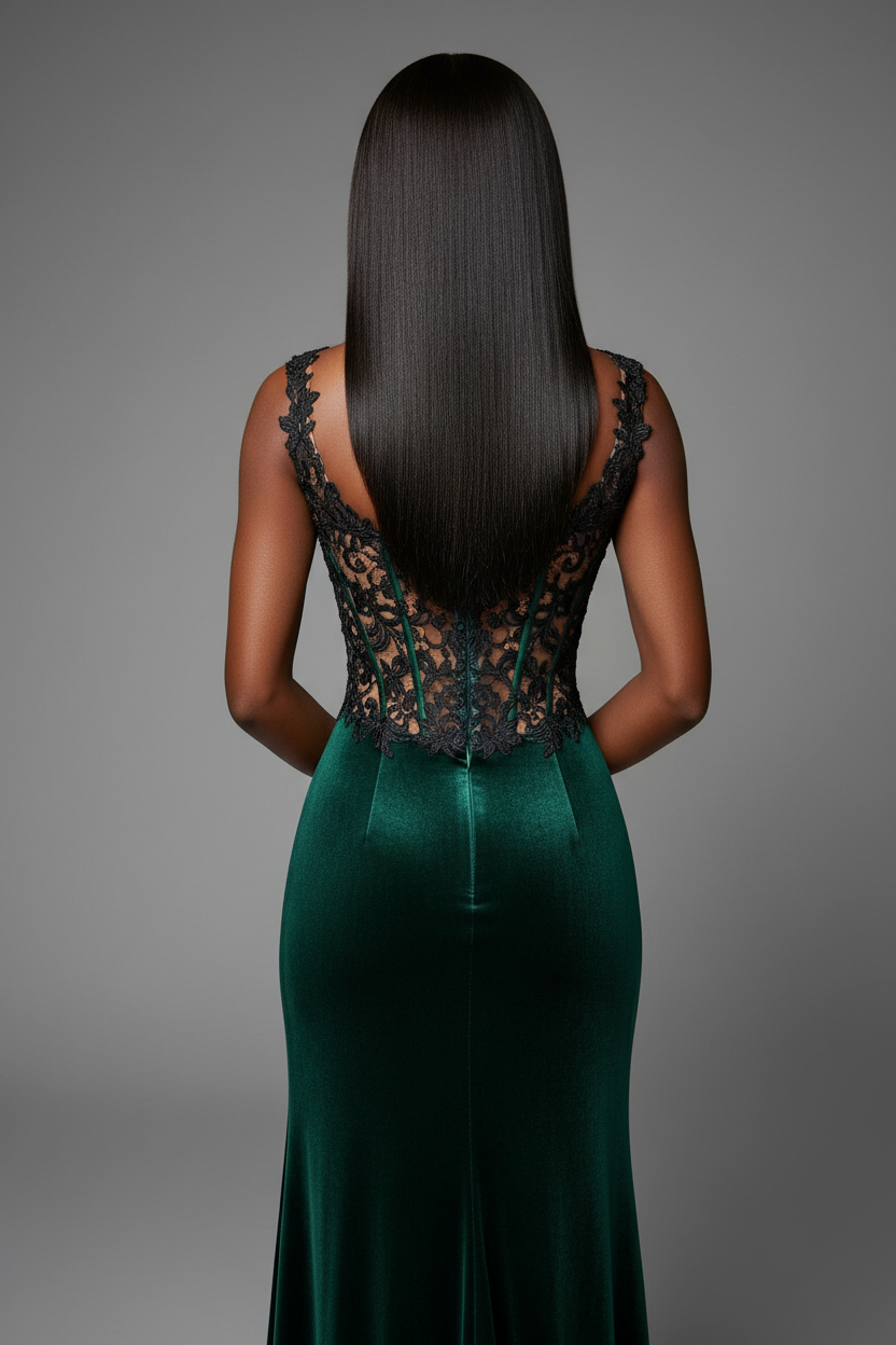 Floélys Sienna – Dos robe verte
